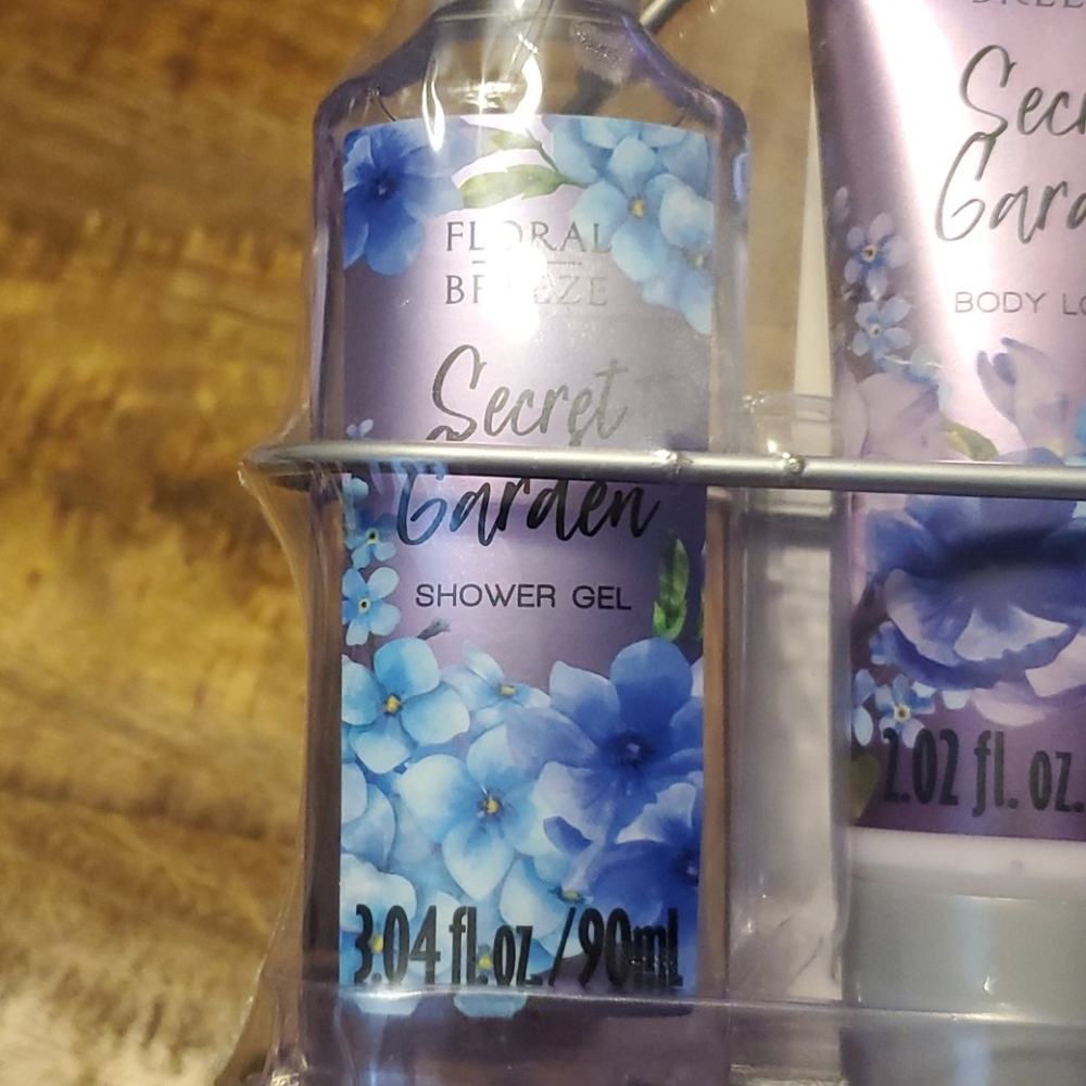 NEW FLORAL BREEZE SECRET GARDEN 6PC SET - Picture 4 of 8